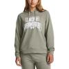 Under Armour Lettered Hooded Long Sleeve Sweatshirt Women sweatshirt Green 1379610-504