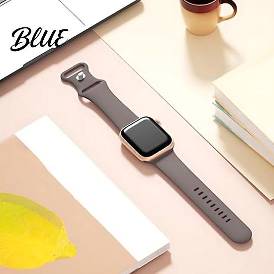 Universal Style Watch Band Silicone Waterproof Sweat-Proof Replacement Soft Solid