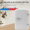 4L Mini Fridge, Beauty Makeup Skincare Refrigerator, AC/DC Heated Cooling Beauty Refrigerator, Car Mini Fridge