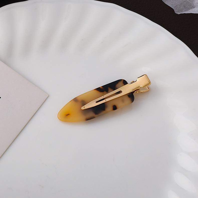 UXSL Korea Acetate Seamless Hairpins Womens Girls Simple No Bend Bangs Clips Duckbill Clip Barrettes Hair Styling Tool Haddress