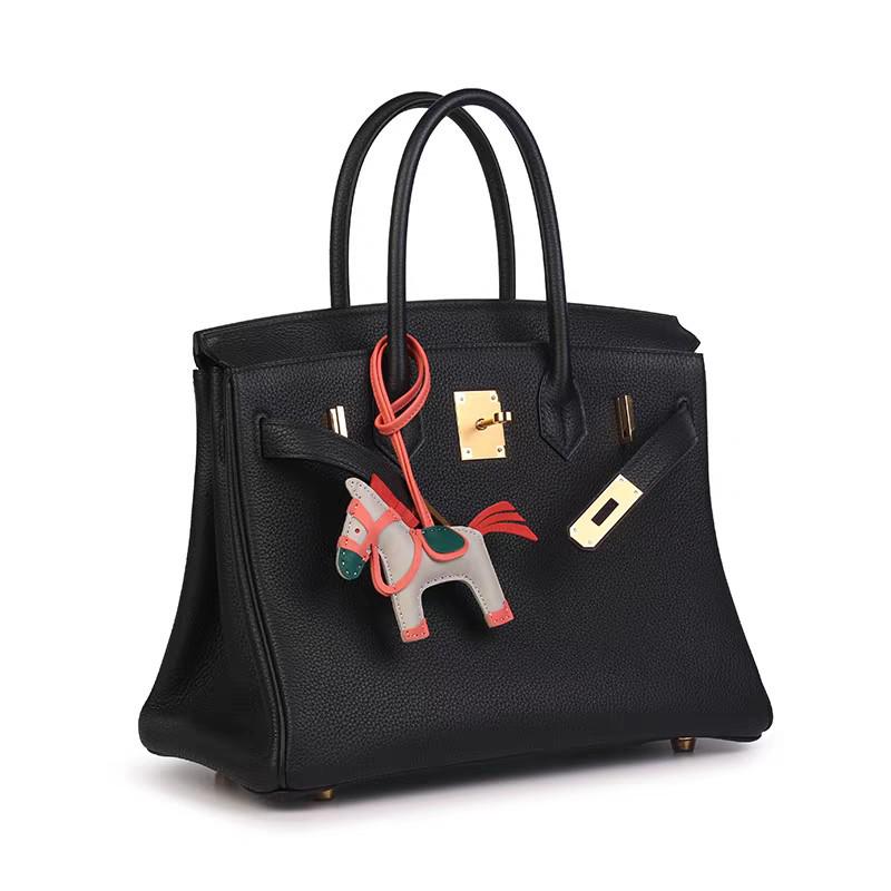 Piele Naturală Piele de Oaie Cal Breloc & Pandantiv Charm pentru Geantă