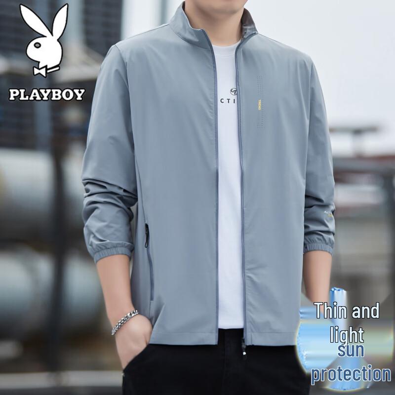 PLAYBOY Men s UPF50+ Sun Protection Jacket 4XL