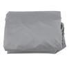 Round Table Dust Cover Outdoor Waterproof Garden Patio Furniture Covers(Gray)