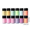 12 Bottles Mica Pearl Epoxy Soap Resin Cosmetics Pigment Jewellery Natural Diy