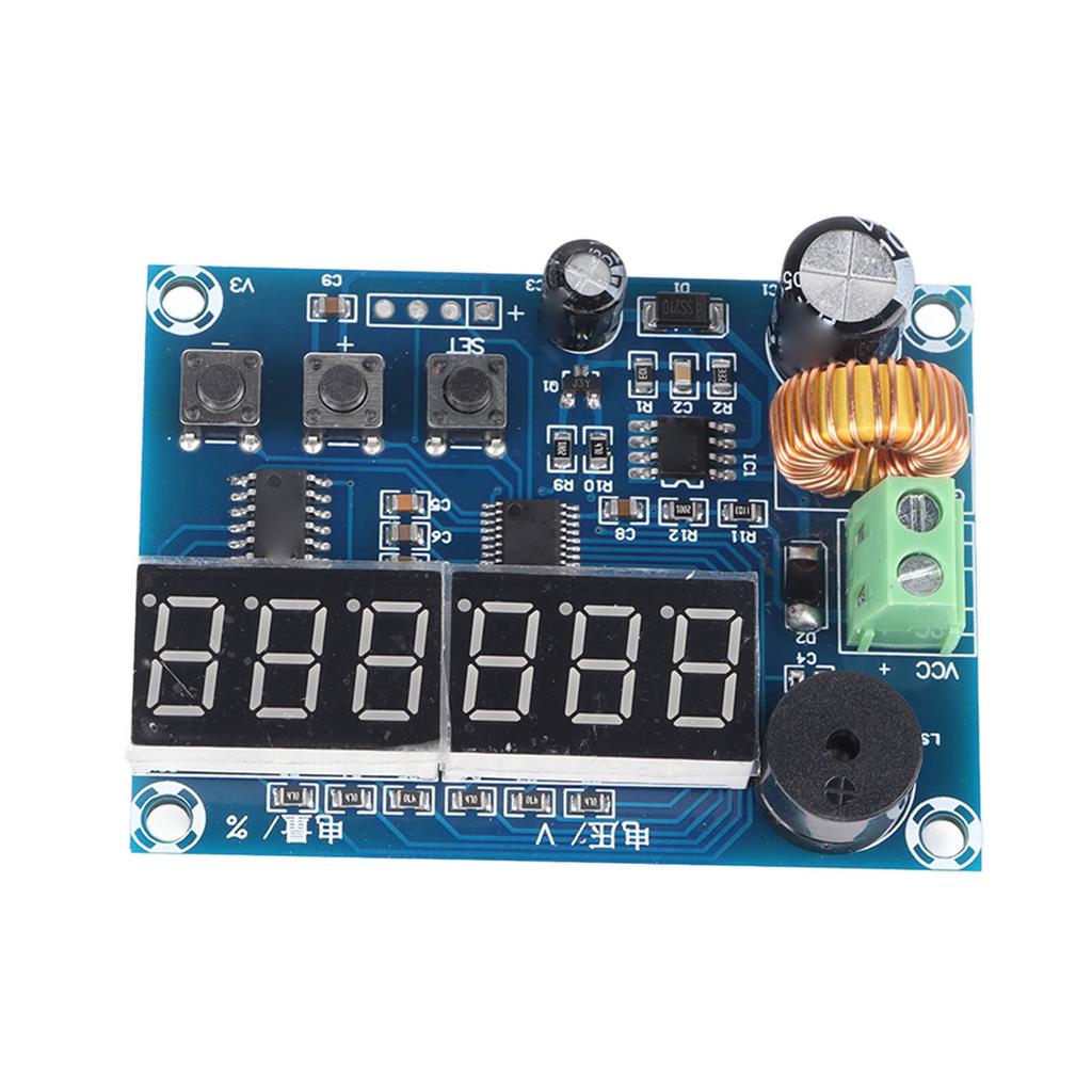 DC Voltage Display Module 7 to 80V 0.1V Accuracy High Precision Remaining Voltage Percentage Monitoring Module