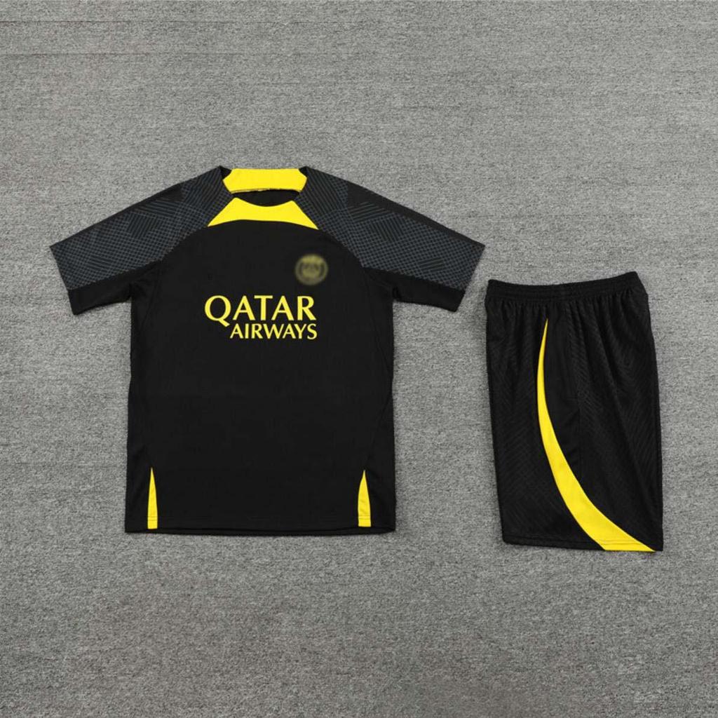 Gran Kit de Fútbol del Paris Club: Conjunto de Entrenamiento de Fútbol para Adultos y Niños con Camiseta y Pantalones Cortos