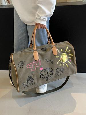 UR Unisex Fitness Handbag - Large Capacity Travel Souvenir Crossbody Bag