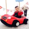 Canapé Chaise Peluche Voiture de Dessin Animé pour Enfants - Siège d'Apprentissage Anti-Chute & Jouet pour Cadeau d'Anniversaire