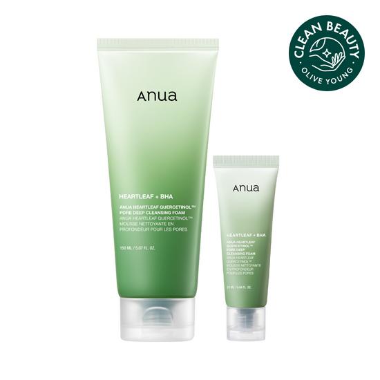 ANUA Heartleaf Pore Control Cleansing Foam 150ml + 25ml