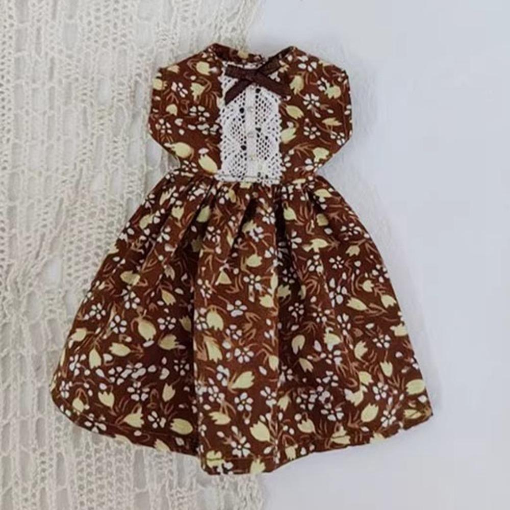 

Міні Принцеса Квіткові Сукні Одяг для Ляльок Сукні для ляльок azone ob22/24/27 Для ляльок blythe 1