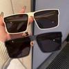 New Fashion Sunglasses Trend Outdoor Cycling Driving Glasses Brand Design Large Frame Eyewear Uv400