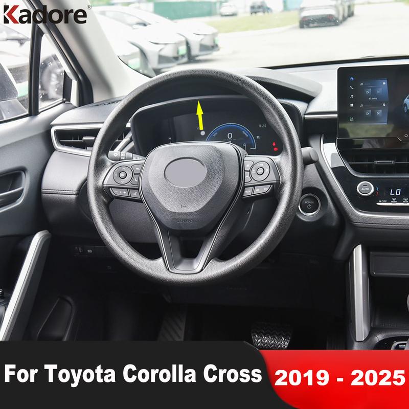 Car Dashboard trument Frame Cover Trim For Toyota Corolla Cross -  2024 2025 Carbon Fiber Interior Accessories