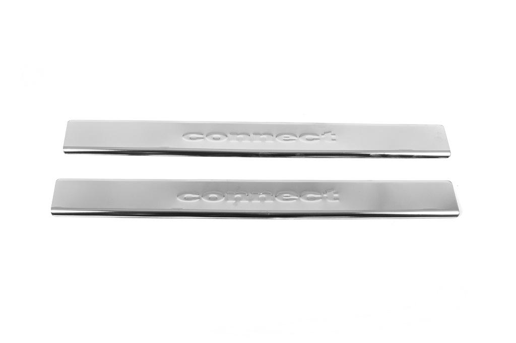 

Накладки на пороги Carmos V2 (2 шт, нерж) для Ford Connect 2006-2009 рр.