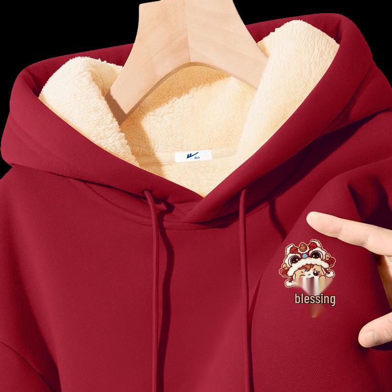 Warrior Women's 2025 Lunar New Year Red Fleece-Lined Sweatshirt