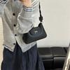 fashionable retro largecapacity summer new textured casual bow crossbody underarm small square bag woman