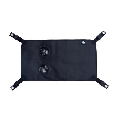 Outdoor Wagon Carry Easy Table Cover with Cup Black 4-Wheel & Holder, UL-1087