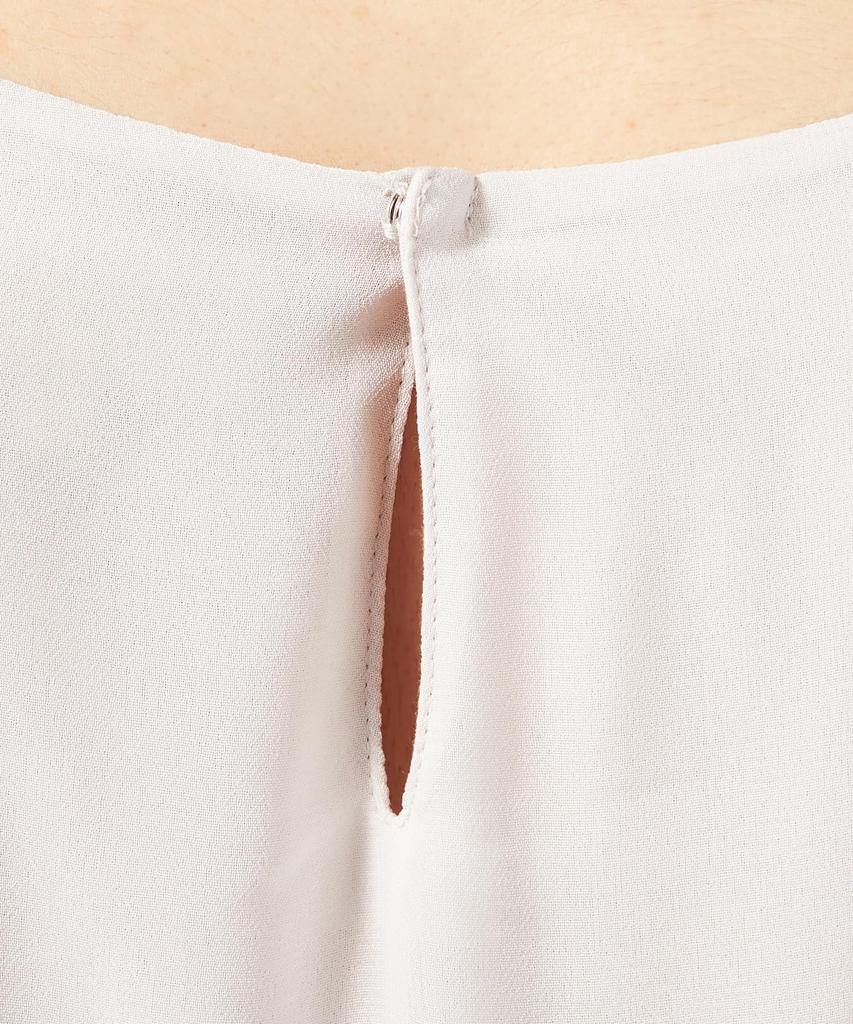 AC by Alpha Cubic Pleated Size Size L T-Shirt, Women's, 351605, Gray,