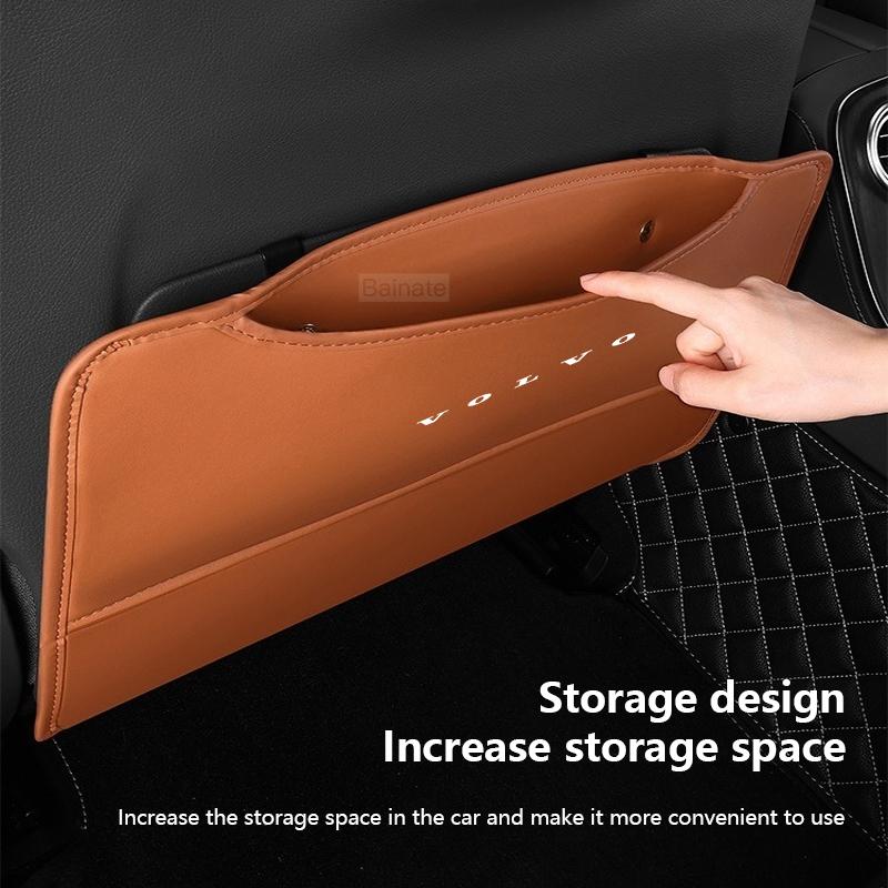 Volvo V60 XC90 S60 XC60 S90 V90 XC40 XC70 EX90 Autositz Rückenlehne Aufbewahrungstasche Abriebfeste Rückenlehne Anti-Kick-Pad Innenzubehör