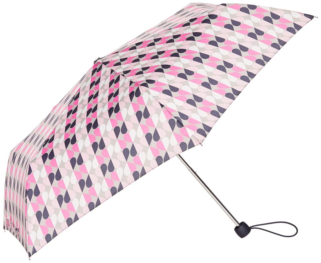 Fulton Folding Made in 50cm Ribs Women's Umbrella, Pink, Japan, (Free Size)