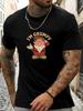 Grumpy Dwarf Cartoon Letter Print Unisexs Crew Neck Short Sleeve Tee Soft Casual Summer Top For Unisex Daily Street Basic Outfit Wear