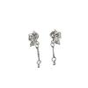 Butterfly Tassel Stud Earrings: Elegant Chinese Style for Women