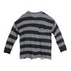 Gestrickt lässig übergroß vintage Streifen locker Frühling Herbst Pullover Damenpullover