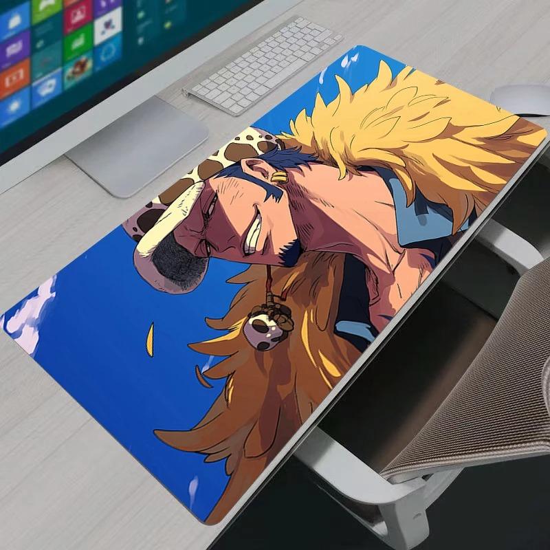 

Gaming Mouse Pad Gamer Home Computer HD Mousepad Keyboard Pad Carpet Non-Slip Office One Piece Trafalgar D Water Law Mouse Mats 30x60x0.2cm