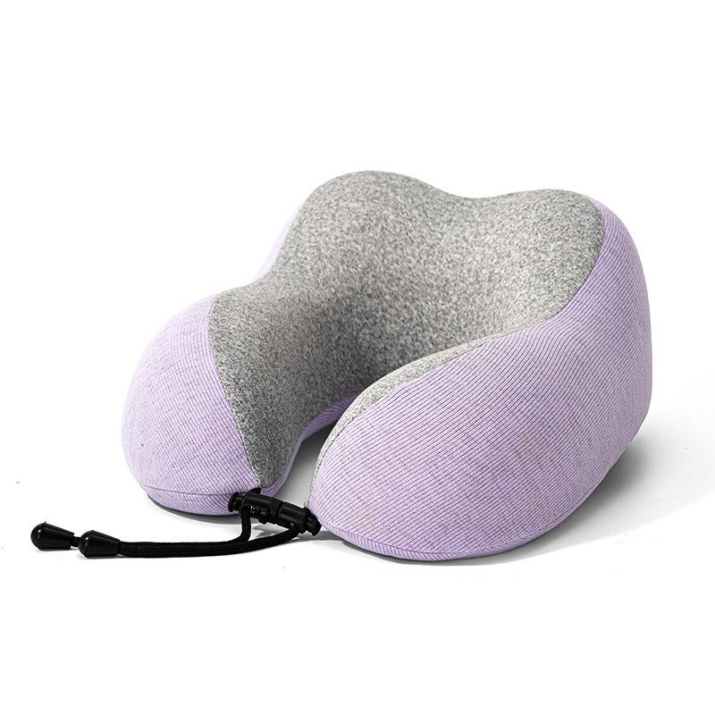 Four Seasons U-Shaped Memory Foam Neck Support Pillow for Travel and Office