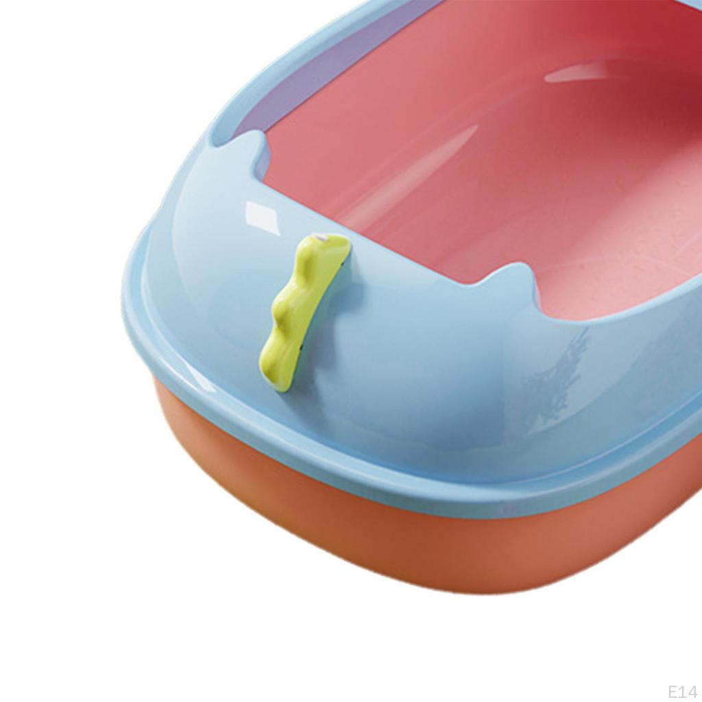 Litter Box Potty Toilet Sandbox Container Splashproof Cage Bedpan Pet for