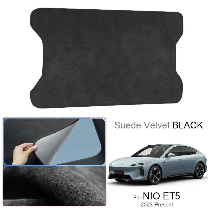 For NIO ET5 ET5T 2023-Present Car Sunroof Sunshade Heat Insulation UV Protection Electrostatic Suede Skylight Cover