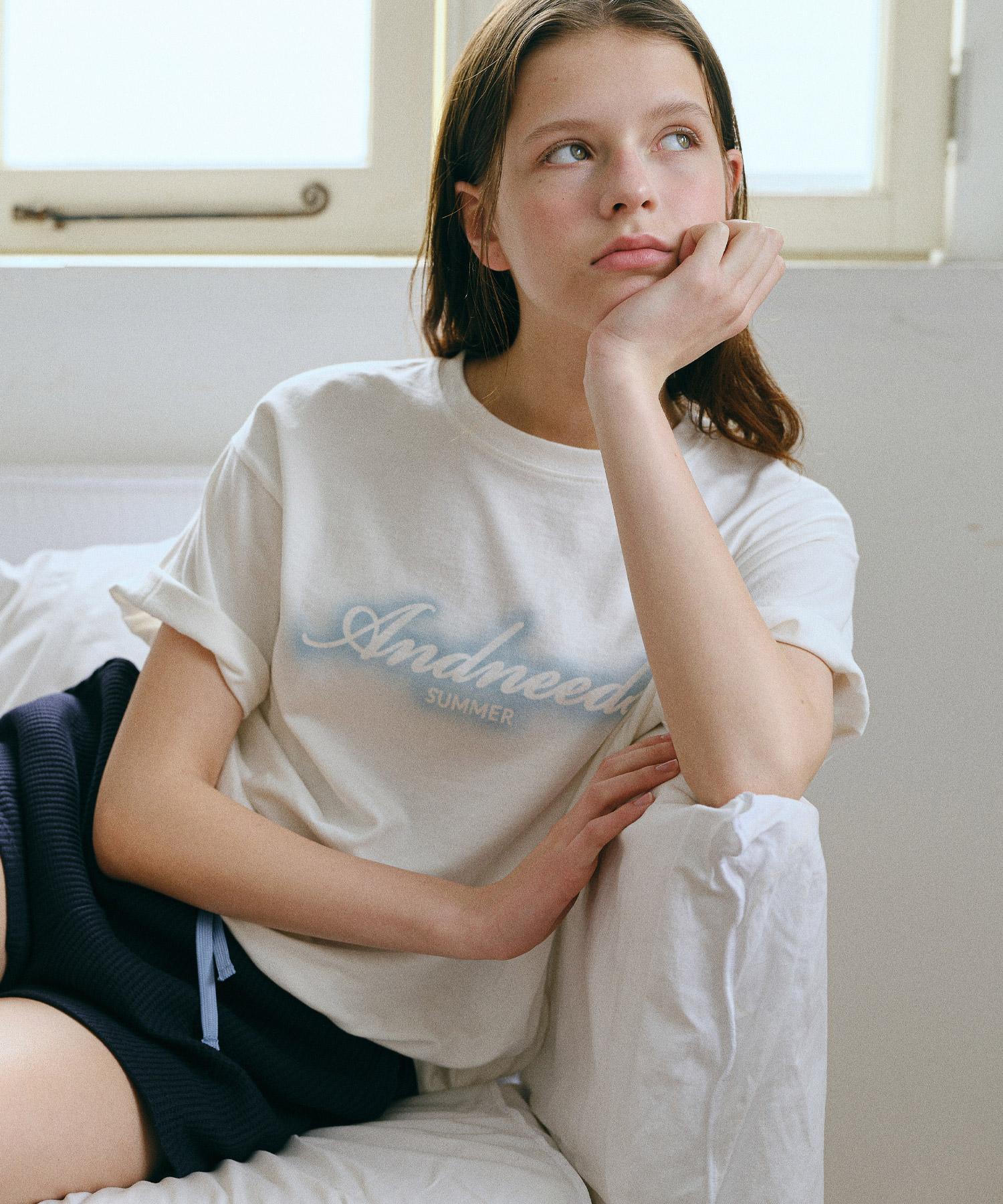 Annies Spray Half Tee (White) White