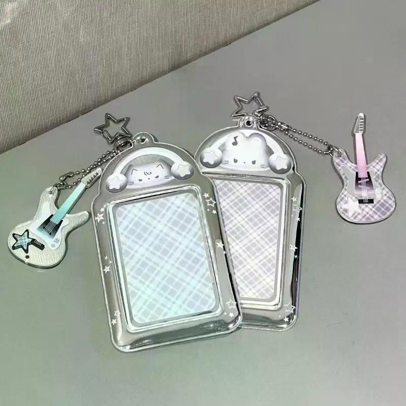 Sac Porte-Photocarte Kawaii 3 Pouces Pendentif Cadre Photo Support d'Affichage Photo Porte-Carte Porte-Clés Étudiant Pour Sac