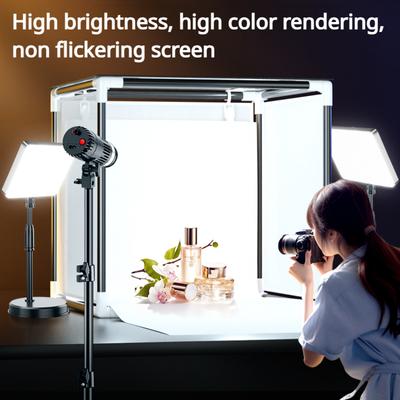Vícerozměrné LED malé výplňové světlo Speciální krabice na pozadí pro studiovou fotografii Profesionální skládací přenosné jednoduché osvětlovací zařízení