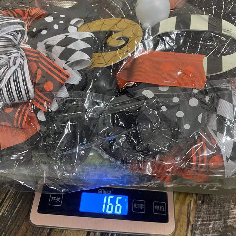 3D Halloween Swag Kranz Herbst Kranz Outdoor Front Tür Innen Wand Dekor Ornament