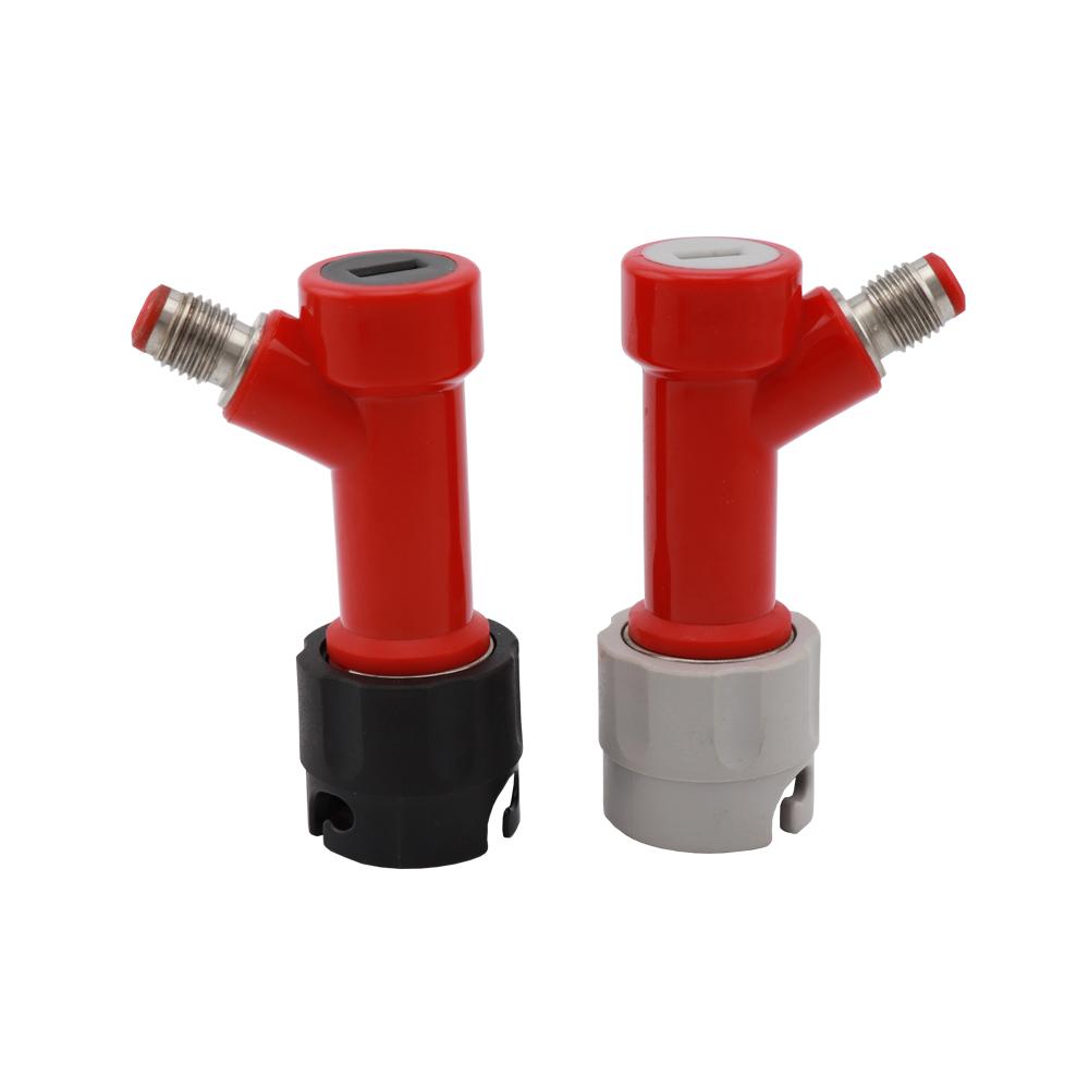 Pin Lock Keg Disconnect 1/4" Barb MFL Type Cornelius Corny Keg Connector Home Brew Beer Dispenser