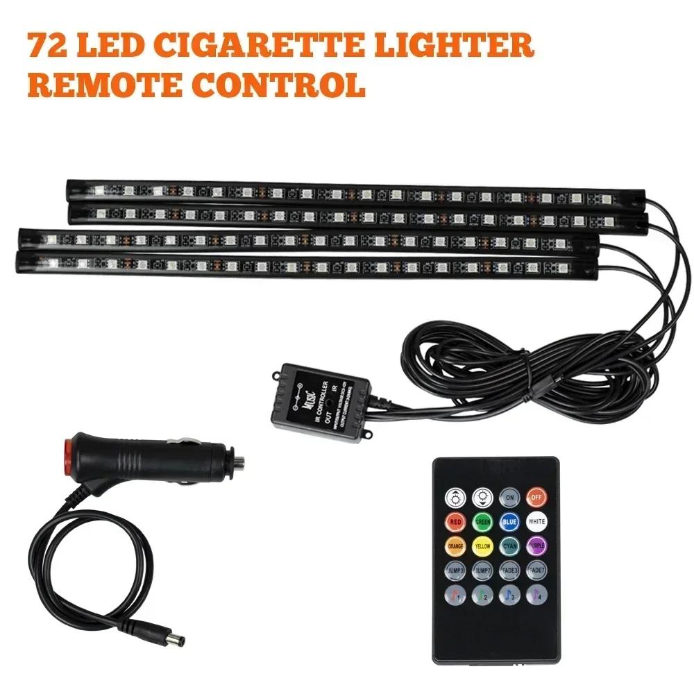 Car  Atmosphere RGB Strip LED Light Bar Lights USB APP With Remote Control Music Rhythm Flashing LampsInterior Car Decorative