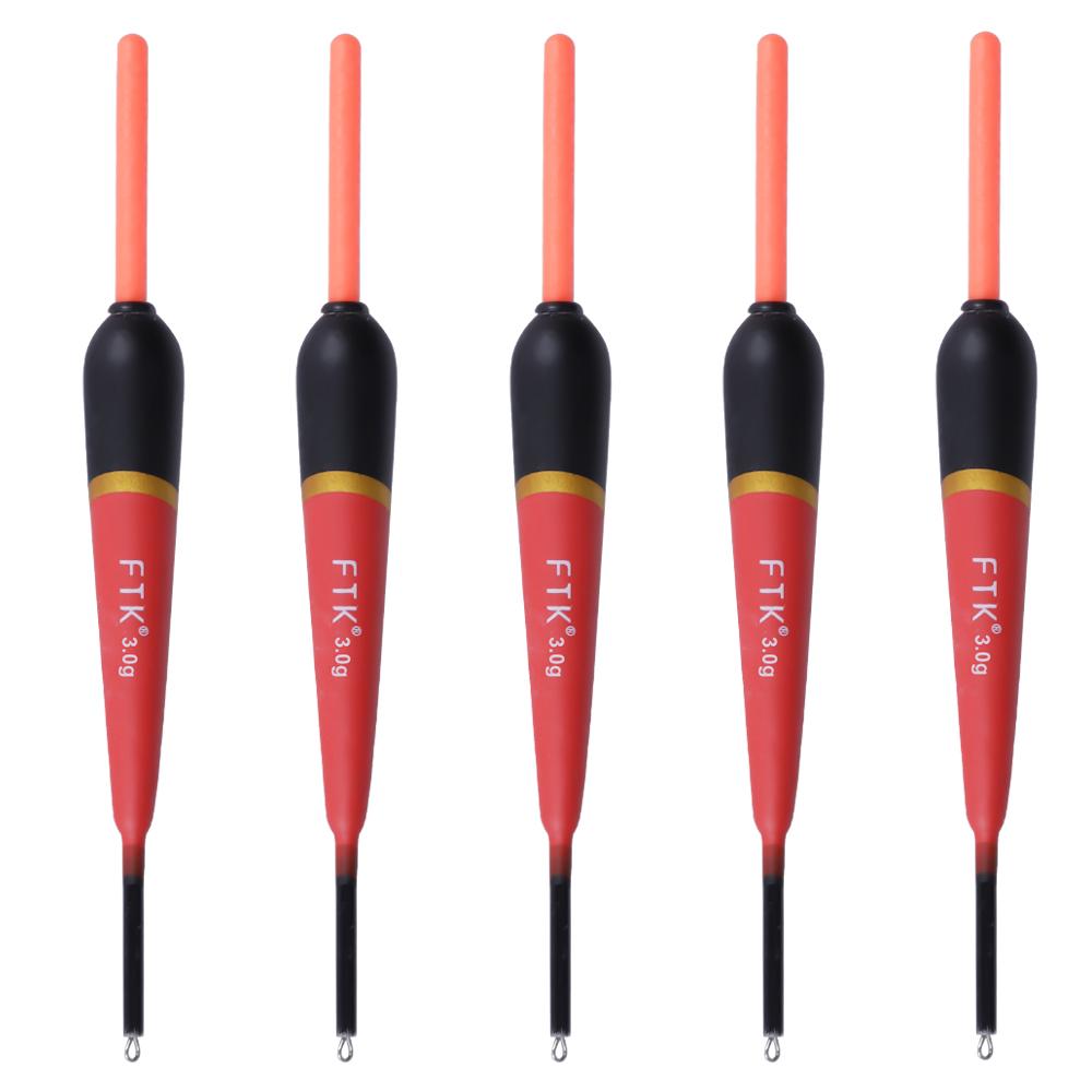 FTK 5 Stuks Visdobber 15,5cm-17cm 2g-5g Barguzinsky Spar Dobber Verticale Boei Voor Karper Vissen Accessoires Tackle
