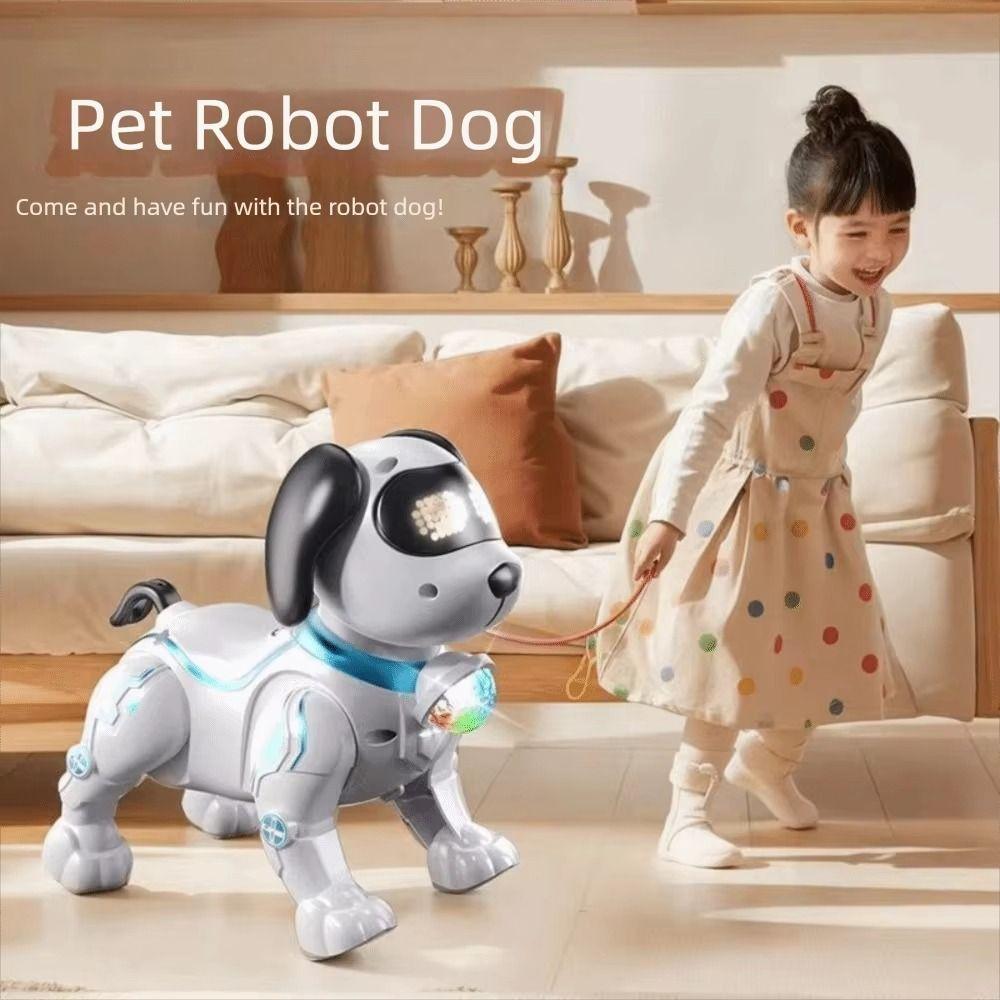 Dancing Electronic Robot Dog Smart Walking RC Robot Dog Intelligent Music Robot Dog Kids Gift