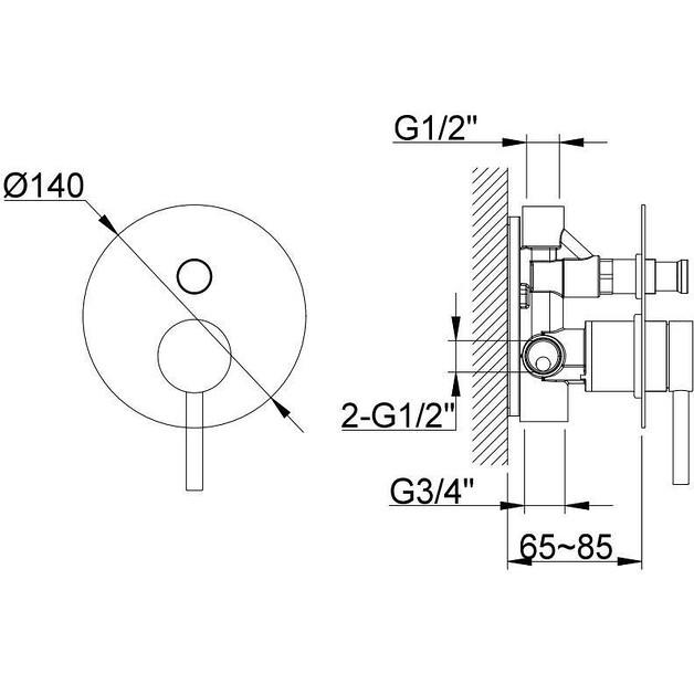 Mixer Kohlman Axel Gold (QW210AGD)