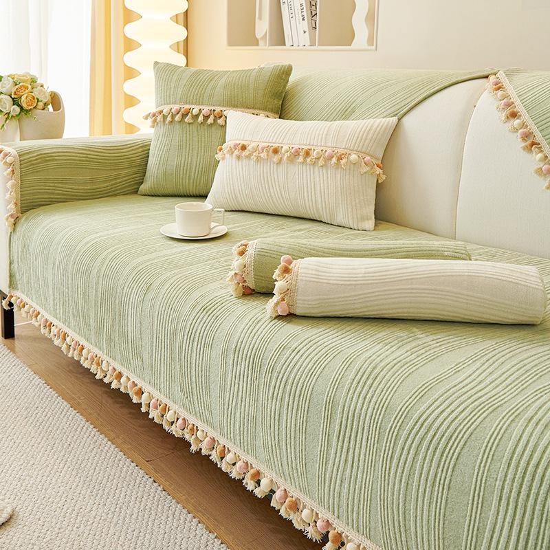 Milk Fleece Sofa Cushion Is Universal In All Seasons  New Sofa Cover Autumn And Winter Simple Modern Cover Cloth Towel Seat Cushion