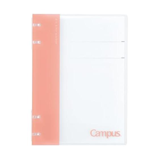 KOKUYO Папка-биндер на разъемных листах A5 Campus Binder, который можно использовать как блокнот 2 x 2 кольца Розовый Ru-NP134P