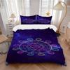 3PCs Zodiac Symbols Design Cover Set, Breathable Fabric, Machine Washable (1 Duvet Cover + 2 Pillowcases) (Without Quilt) Yy250911175
