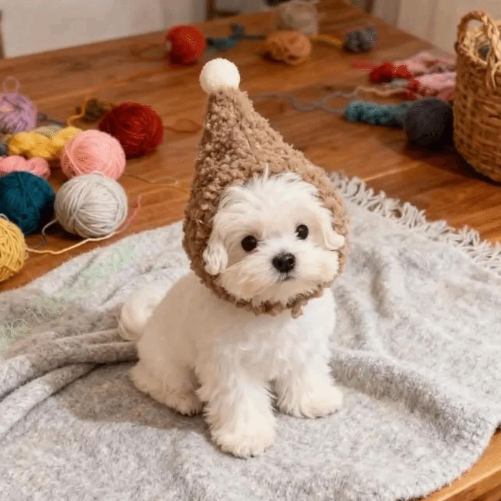 Soft Winter Pet Hat Warm Pet Transformation Hat Funny Pet Head Cover  Dress Up