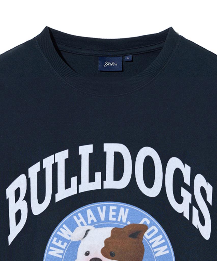 YALE Bulldogs Bow Wow Short Sleeve T-Shirt Navy