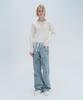 Daiaegeuneol Fringe Damage Knit (Ivory)