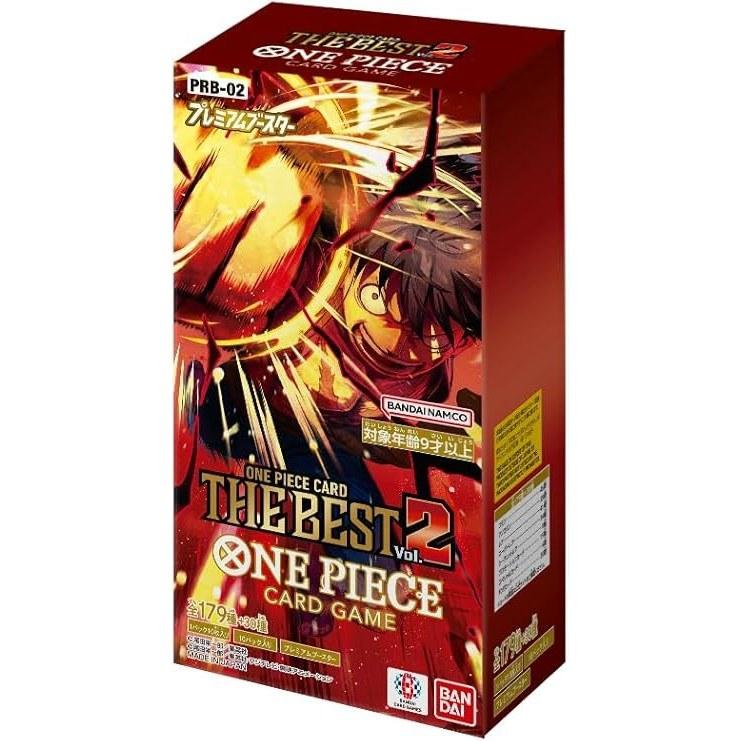 Bandai ONE PIECE Card Game Premium Booster vol.2 PRB-02 Box containing 10 packs