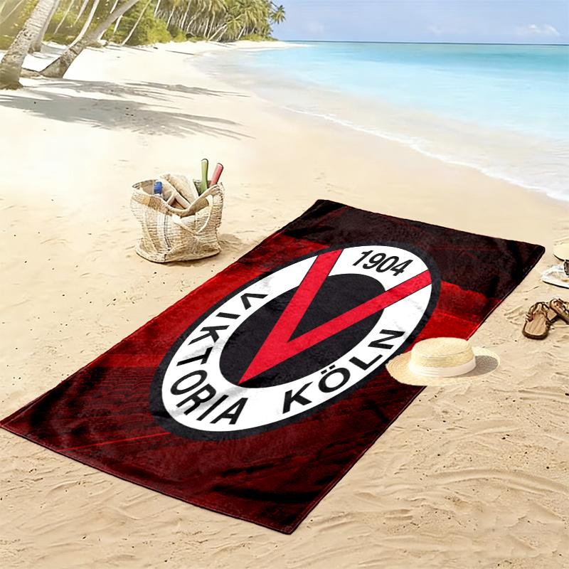 Fc Viktoria Kln Towel, Large Soft Quick Dry Towel for Beach Camping Swimming