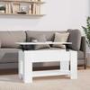 Vidaxl Coffee Table, White High Gloss, 101X49X52 Cm