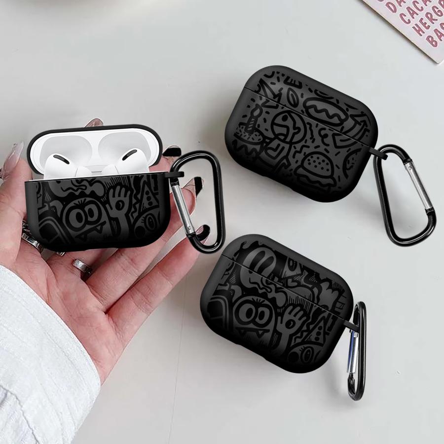 Case For Airpods Pro 2 3 Pro2 Pro3 4 1 Earphone Cases Cover Street Graffiti Art