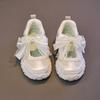 Lightweight Non-Slip Back To School Children Running Sandals Summer Kids Sport Sneakers for Girl Pearl Lace Mary Jane Flats